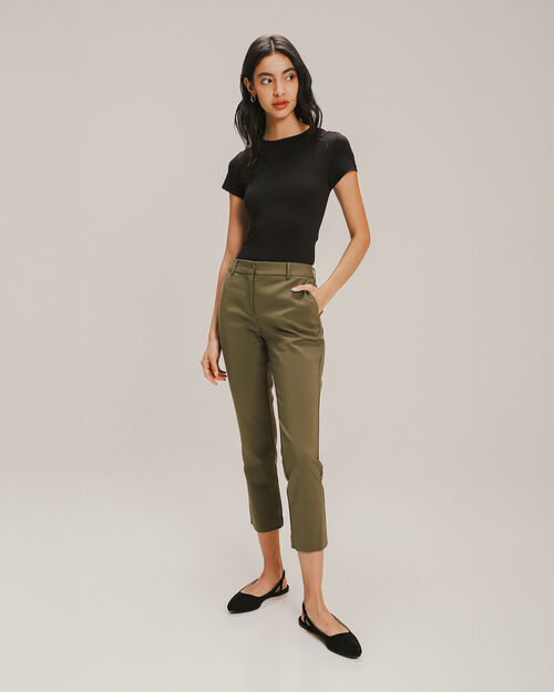 Pantalón Verde Cropped
